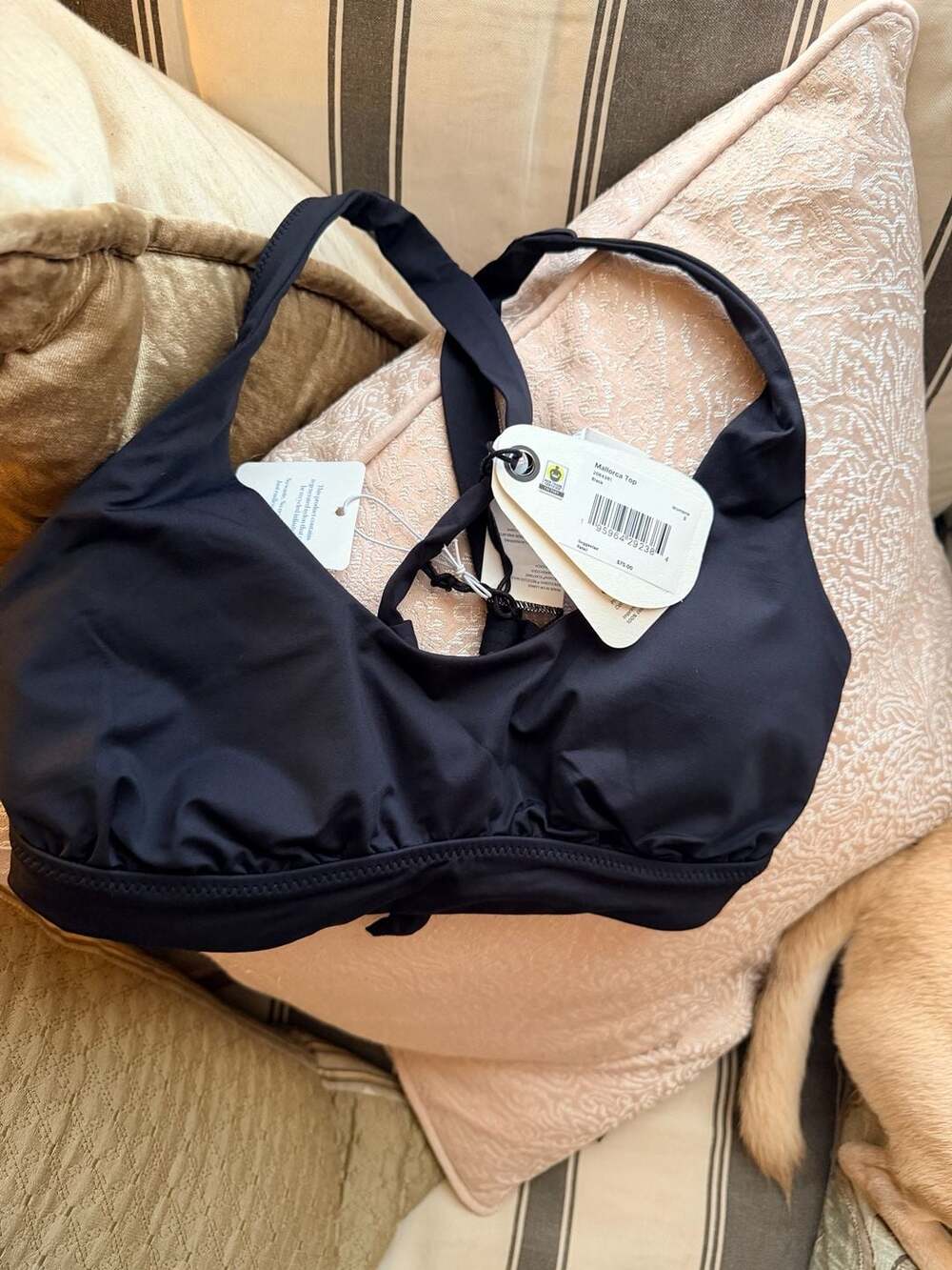prAna Mallorca Top Bikini Swimwear Black